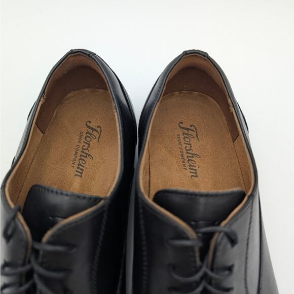 Florsheim Corbetta Cap Toe Oxford Shoes Lace-Up Men's Black Size US9M EU42 - Picture 3 of 14